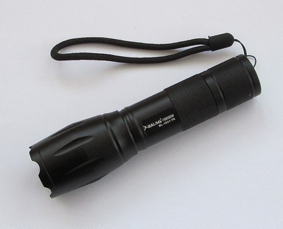 Тактичний ліхтарик Bailong ручної ударостійкий 13см Чорний (BL-1831-T6)