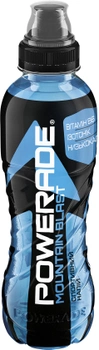 Упаковка спортивного изотонического напитка Powerade Горный взрыв с добавлением витамина В6 0.5 л х 12 шт (5449000085276)