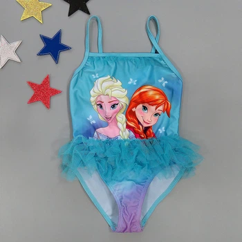 Купальник Frozen Disney для девочки 92 см Голубой 18159