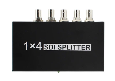 Разветвитель сплиттер SDI 1 х 4 аудио видео сигнала splitter SDI BNC 1 на 4 выходные порты для видеонаблюдения телевидения SDI 1х4 ( AYS-S14 )