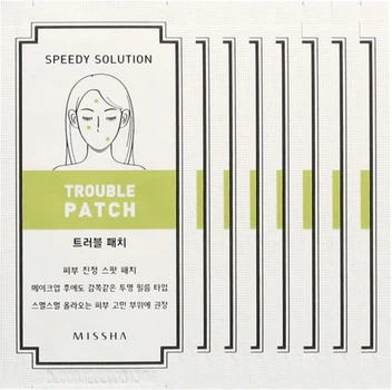 Набор лечебных патчей для борьбы с акне Missha Speedy Solution Anti Trouble Patch Set 8 шт (8806185764483)