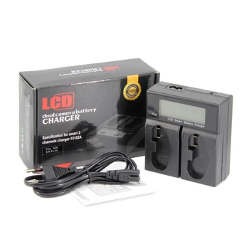 Зарядний пристрій для Canon LP-E4 / LP-E19 LCD Dual Smart (34070)