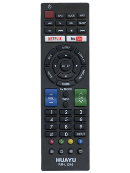Пульт HUAYU RM-L1346 для телевизоров Sharp (3081)