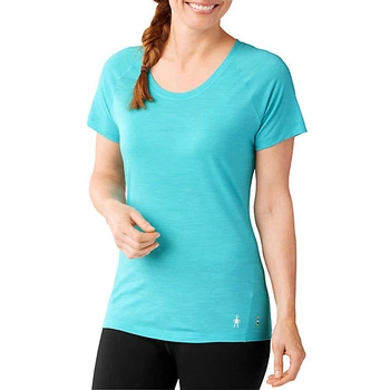 Футболка Smartwool Women Merino 150 Baselayer Pattern Short Sleeve XS Блакитний