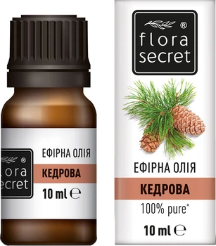 Ефірна олія Flora Secret Кедрова 10 мл (4820174890216)