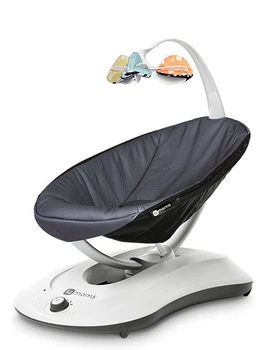 Крісло-гойдалка 4Moms rockaRoo dark grey cool mesh