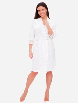 Халат жіночий велюровий Martelle Lingerie M-201 велюр 40 (L) Молочний (MAR201058V)
