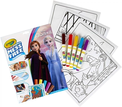 Книга раскраска с фломастерами Color Wonder Холодное сердце frozen, Crayola