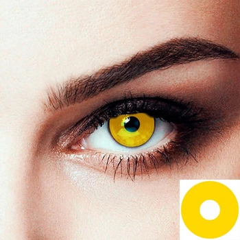 Лінзи контактні кольорові жовті (8414)