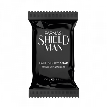 Чоловіче мило для обличчя і тіла Farmasi Shield Man 100г