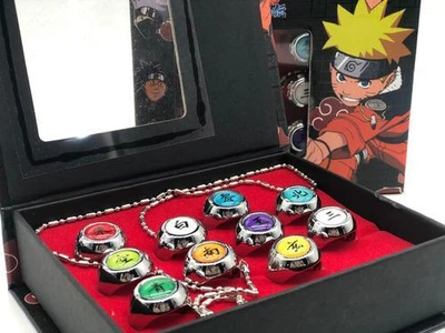 Набір кілець Наруто Naruto 10 шт N.22.91