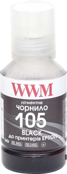 Чернила WWM 105 для Epson L7160/7180 140 г Black Пигментные (E105BP)