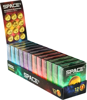 Презервативи Space 36 шт (12 упаковок по 3 шт) (6904598199181)