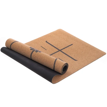 Коврик для йоги Record FI-7156-10 Yoga Mat 183x61мx0.4 см Коричневый