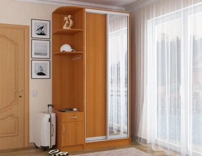 Шкаф купе Гратис двухдверный 130х240х60 см Ольха