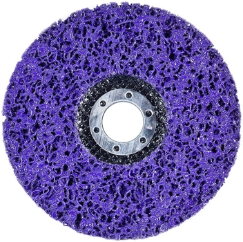 Круг зачистной S&R Meister 125 x 22.3 нейлоновый твердый Фиолетовый (136125333)