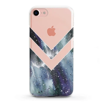 Чохол силіконовий для Apple iPhone (Темний мармур) 8 айфон silicone case (767634048)