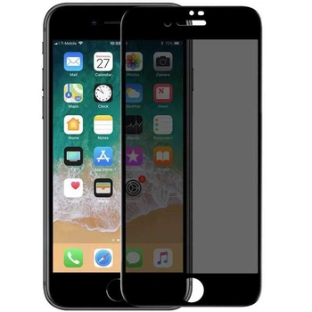 Защитное стекло Privacy 5D Matte (тех.пак) для Apple iPhone 7 plus / 8 plus (5.5") Чорний