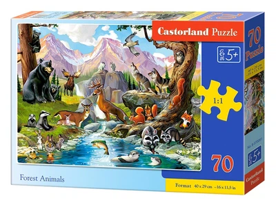 Пазли Castorland "Дикі тварини" 70 ел. (B-070091)