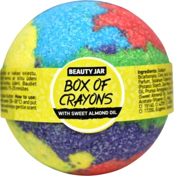 Бомбочка для ванни Beauty Jar Box Of Crayons 150 г (4751030832531)