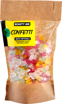 Пінисті кристали для ванни Beauty Jar Confetti з конфеті та літсеєю кубебою 600 г (4751030831961)