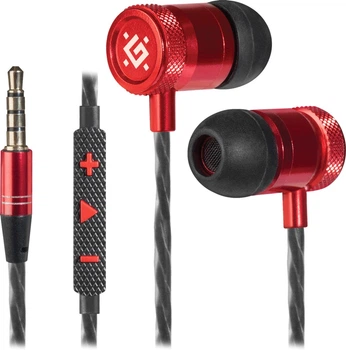 Навушники Defender Pollaxe Black-Red (64453)