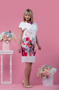 Платье женское J.London 6266 белое 50