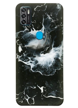 Силиконовый чехол ПринтОК для ZTE Blade A7s 2020 - Всплеск мрамора