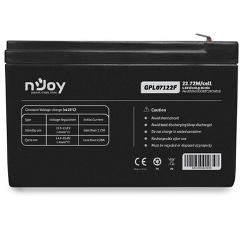 Аккумуляторная батарея Njoy GPL07122F 12V (BTVACGUOBTC2FCN01B) VRLA