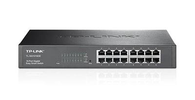 Коммутатор TP-LINK TL-SG1016DE (16х10/100/1000 Мбит, металл, EasySmart)
