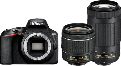 Nikon D3500 kit (18-55mm + 70-300mm) (Английское меню)