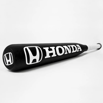 Бита с маркой авто Honda Shop Monkeys Черная с белой рукояткой (BB-Honda-1003)