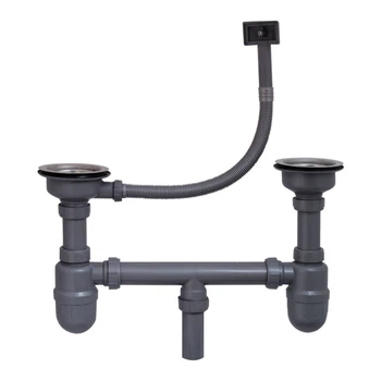 Сифон для кухонной мойки Kroner KRP Siphon - 012 3 1/2- 50/40 мм