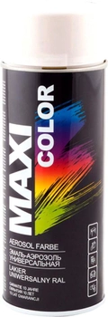 Эмаль аэрозольная универсальная декоративная Maxi Color Ral 9010М белая матовая 400 мл (8711347208708)