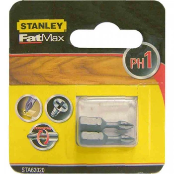 Біта посилена TORSION Ph 1 (L=25 мм, 2 од.) STA62020 Stanley