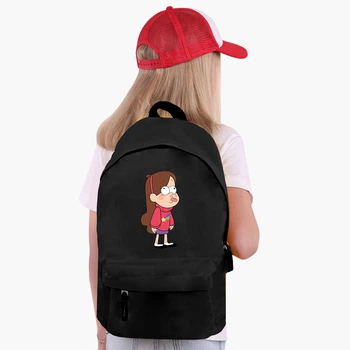 Рюкзак детский Гравити Фолз Мейбл Пайнс (Gravity Falls Mabel Pines) (9263-2625) 17 л Черный