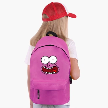 Рюкзак детский Рик и Морти Рик Санчез (Rick and Morty Rick Sanchez) (9263-2632) 17 л Розовый