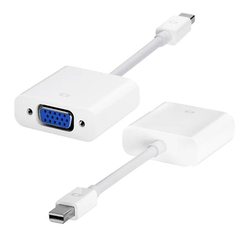 Конвертер mini Display Port (папа) на VGA(мама) 30cm, White, 4K/2K Voltronic YT-C-mnDP(M)/VGA(F)-W