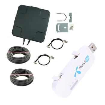 Комплект 4G USB WiFi Модем Huawei E8372 White + антенна MIMO DP9 (скорость до 150 Мбит/c)