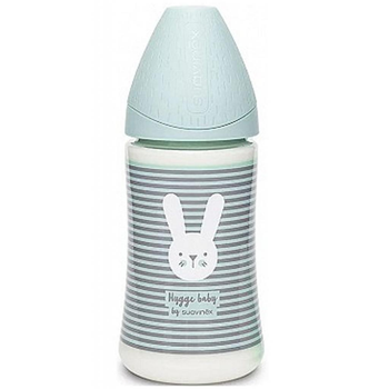 Пляшка для годування Suavinex Hygge Затишні історії, 270 мл, бірюзовий (306682)
