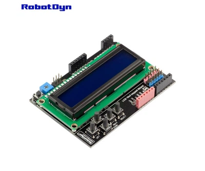 Модуль дисплей LCD з клавіатурою для ардуіно Robotdyn Синій