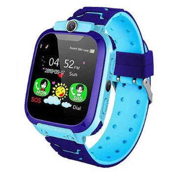 Смарт часы Smart Watch детские с GPS TD07S, Sim card + камера, blue