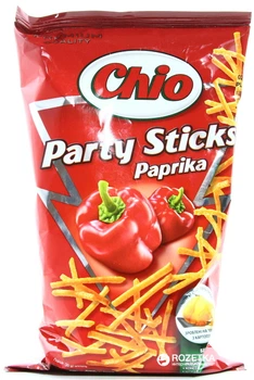 Картопляна соломка Chio Party Stick зі смаком паприки 70 г (0.07 кг) (5900073004118)