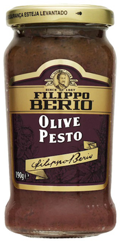 Соус Filippo Berio Песто з чорних оливок 190 г (8002210131033)