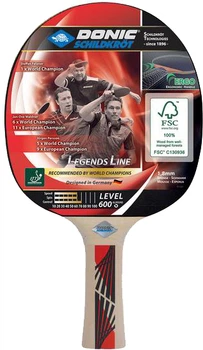 Ракетка для настільного тенісу Donic Legends 600 FSC (724416)