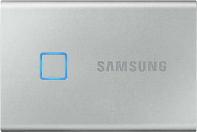 SSD диск Samsung Portable T7 TOUCH 2TB USB 3.2 Type-C (MU-PC2T0S/WW) External Silver