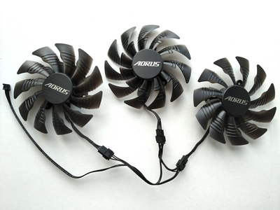 Вентилятор Everflow для видеокарты Gigabyte Aorus T129215BU комплект 3 шт (№163)