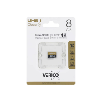 Карта пам'яті microSD 8 Гб Verico class 10