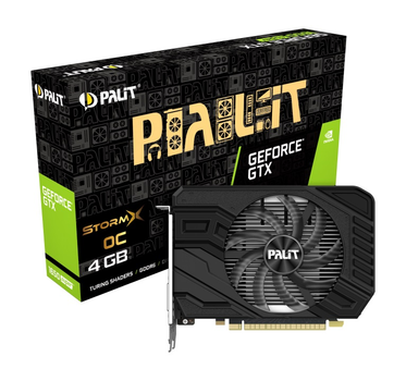 Відеокарта GF GTX 1650 Super 4GB GDDR6 StormX OC Palit (NE6165SS18G1-166F)