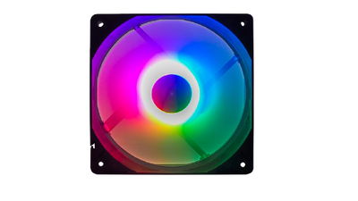 Вентилятор Tecware ARC Spectrum F1 Starter Kit (TW-ARC-F1-SK4), 120x120x25мм, 3-pin, черный с белым